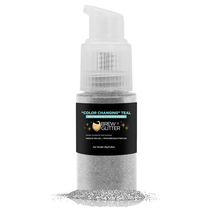 Teal Color Changing Brew Glitter Spray Pump-Brew Glitter®