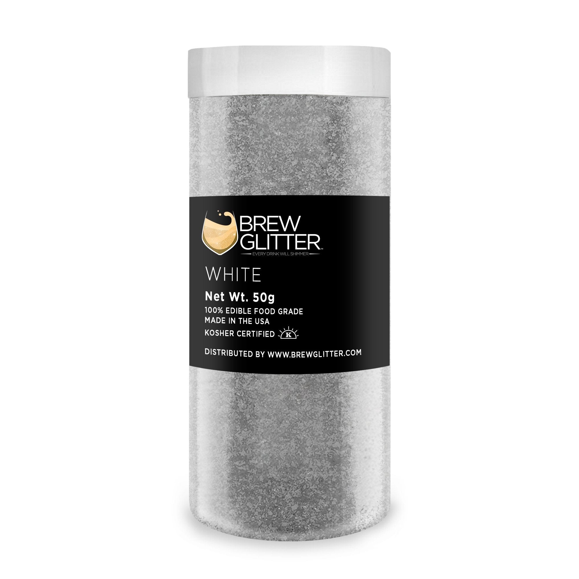 White Brew Glitter | Bulk Sizes-Brew Glitter®