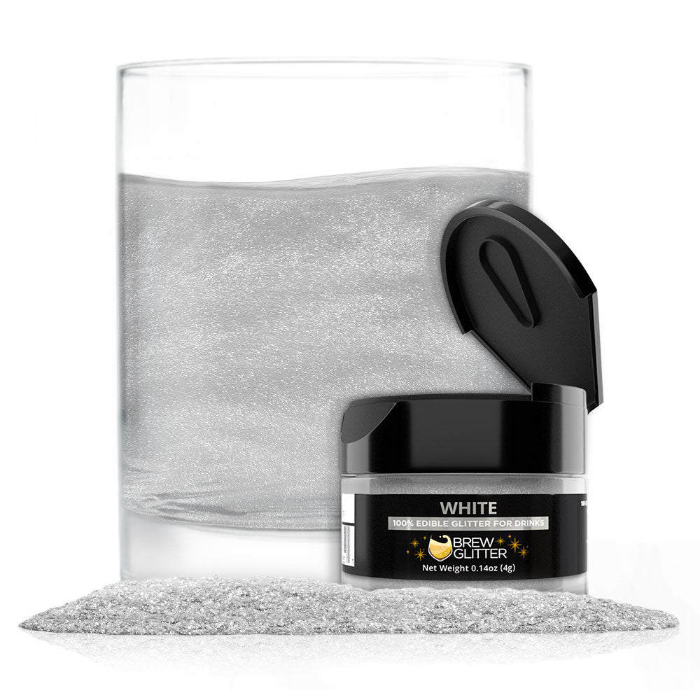 White Brew Glitter - Food Grade Beverage Glitter-Brew Glitter®