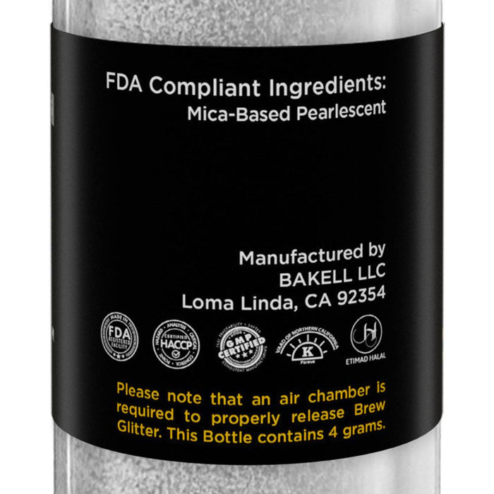 White Brew Glitter Mini Spray Pump by the Case | Private Label-Brew Glitter®