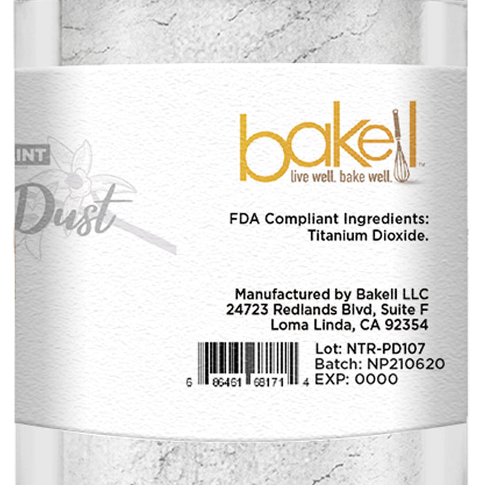 White Food Coloring | Natural Petal Dust Bulk Size-Brew Glitter®