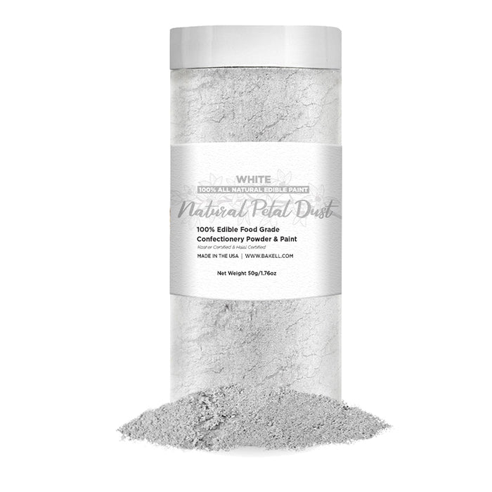 White Food Coloring | Natural Petal Dust Bulk Size-Brew Glitter®