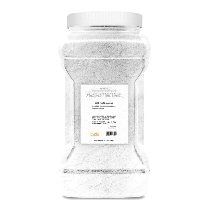 White Food Coloring | Natural Petal Dust Bulk Size-Brew Glitter®