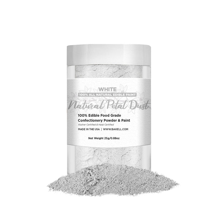 White Food Coloring | Natural Petal Dust Bulk Size-Brew Glitter®