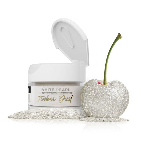 White Pearl Tinker Dust Edible Glitter | Food Grade Glitter-Brew Glitter®