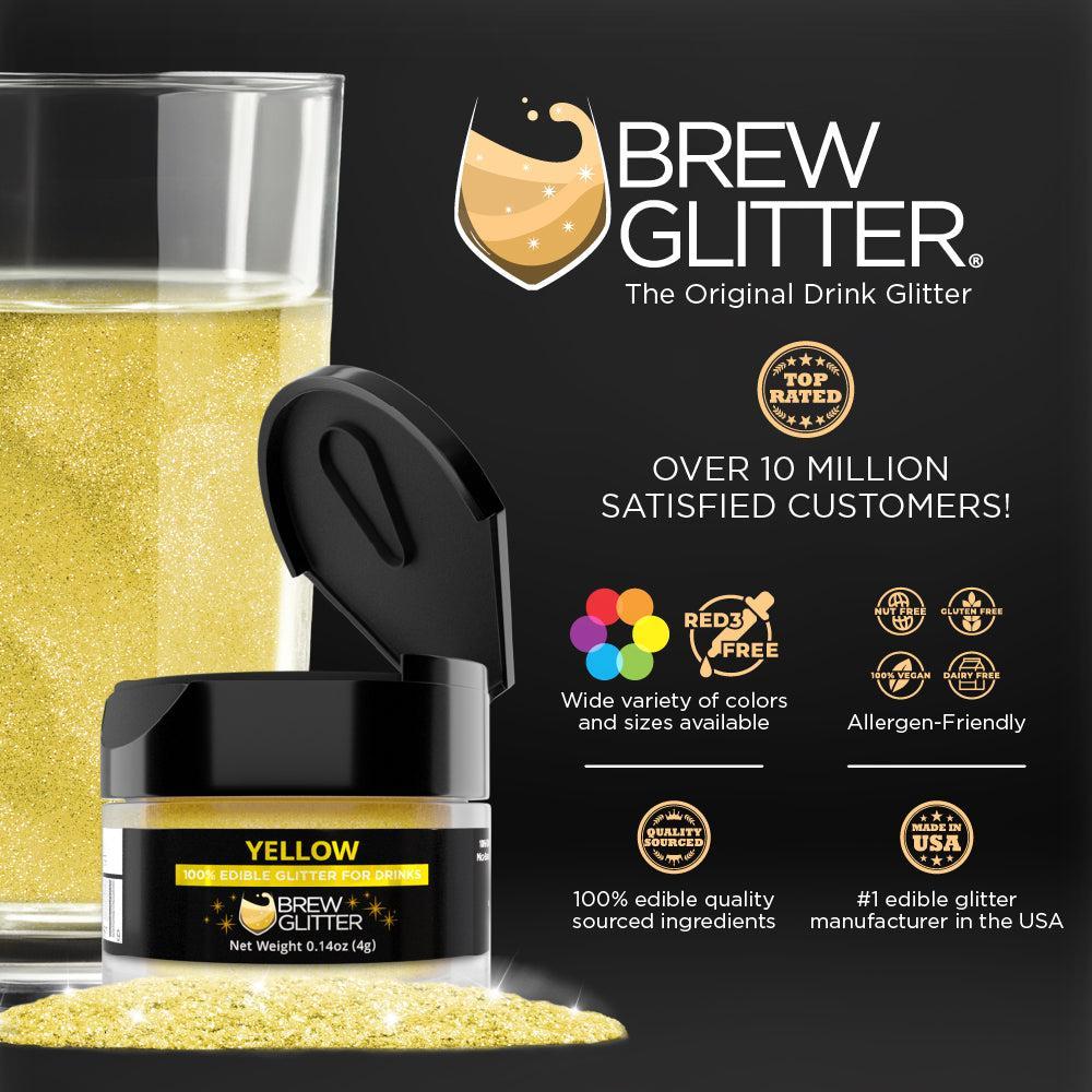 Yellow Brew Glitter by the Case-Brew Glitter®