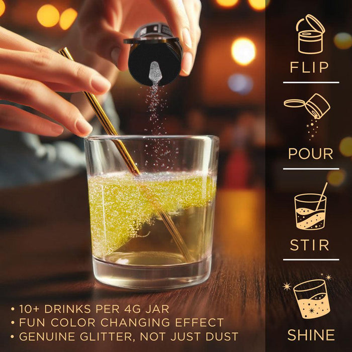 Yellow Color Changing Brew Glitter Spray Pump-Brew Glitter®