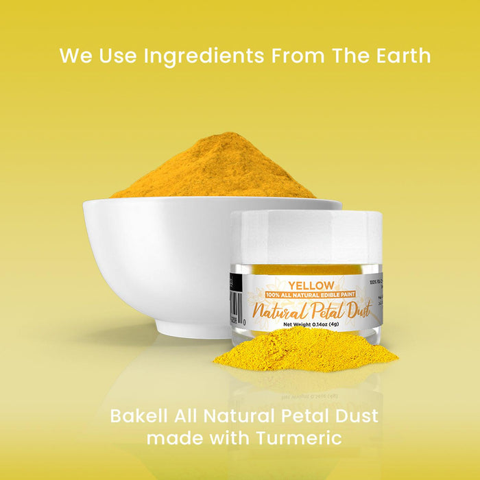 Yellow Food Coloring | Natural Petal Dust Bulk Size-Brew Glitter®