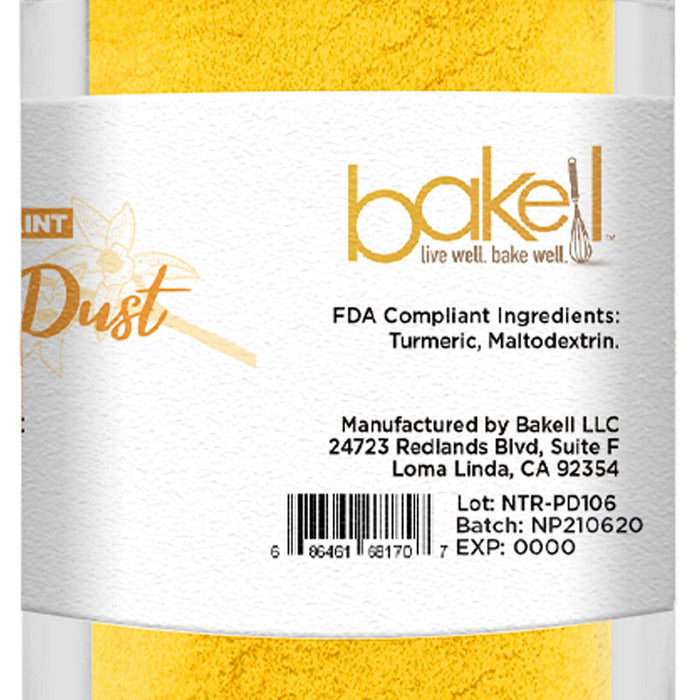 Yellow Food Coloring | Natural Petal Dust Bulk Size-Brew Glitter®