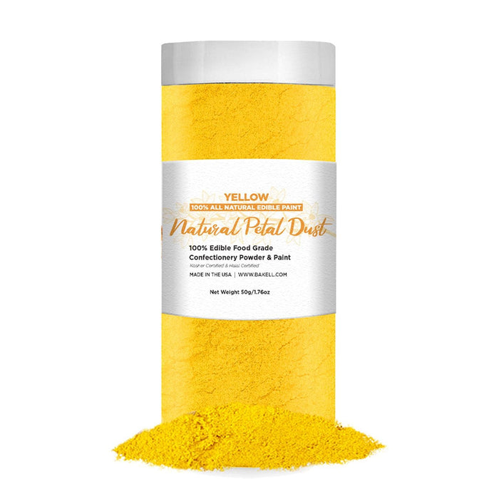 Yellow Food Coloring | Natural Petal Dust Bulk Size-Brew Glitter®