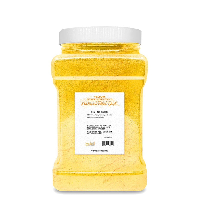 Yellow Food Coloring | Natural Petal Dust Bulk Size-Brew Glitter®