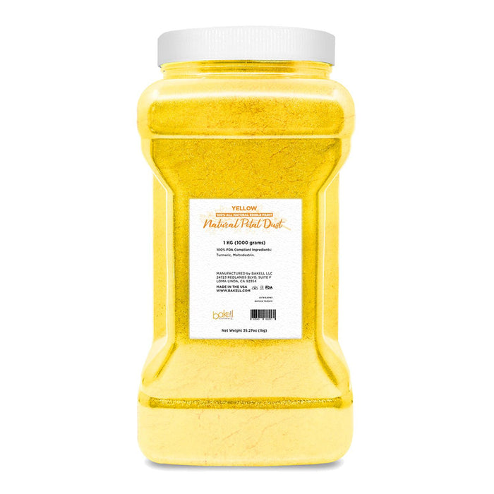 Yellow Food Coloring | Natural Petal Dust Bulk Size-Brew Glitter®
