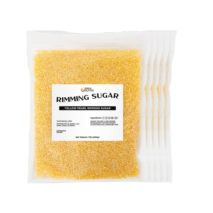 Yellow Pearl Cocktail Rimming Sugar-Brew Glitter®