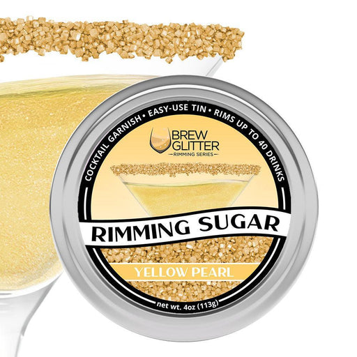 Yellow Pearl Cocktail Rimming Sugar-Brew Glitter®