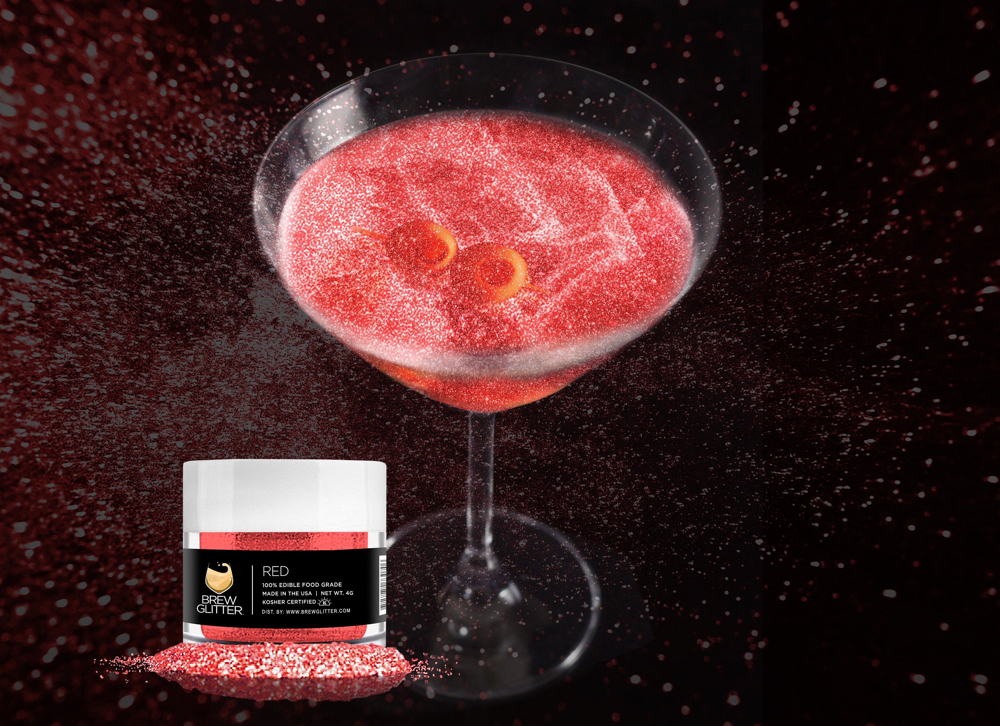 4th of July 4-Piece Edible Drink Glitter Kit-Brew Glitter®