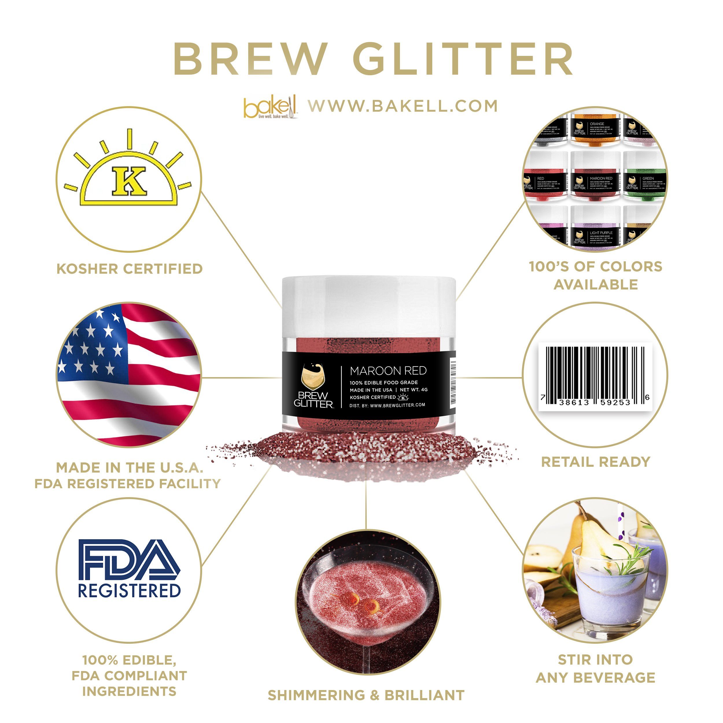 4th of July Brew Glitter Combo Pack Collection A (8 PC SET)-Brew Glitter®