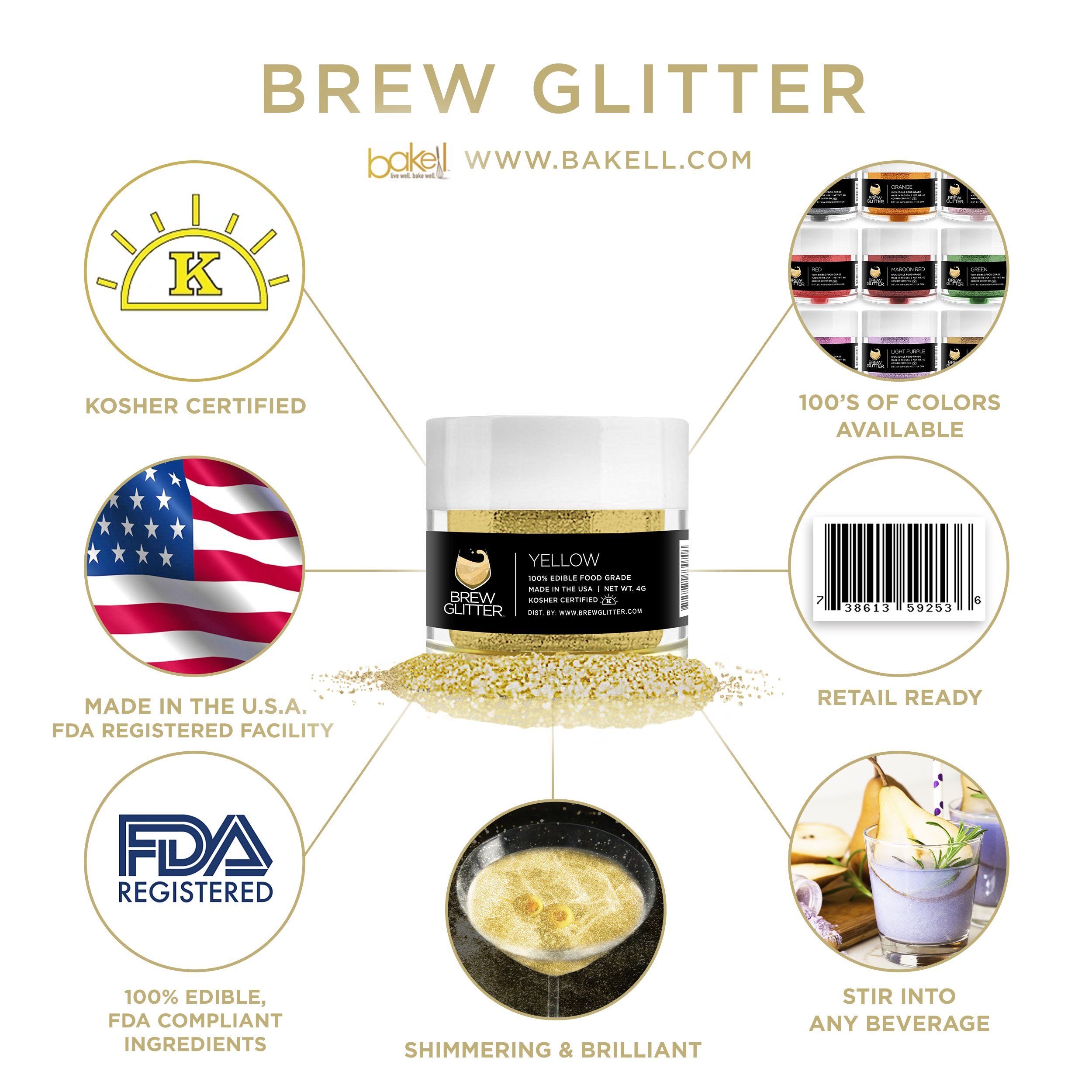 4th of July Brew Glitter Combo Pack Collection B (8 PC SET)-Brew Glitter®