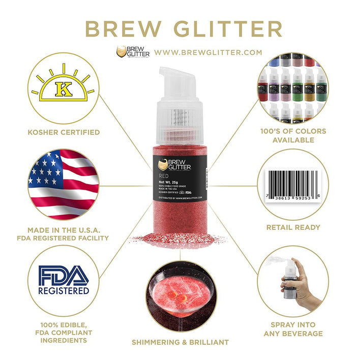 4th of July Brew Glitter Spray Pump Combo Pack Collection A (4 PC SET)-Brew Glitter®