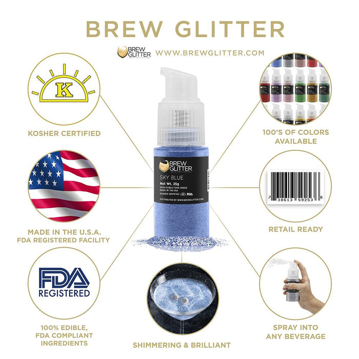 4th of July Brew Glitter Spray Pump Combo Pack Collection B (4 PC SET)-Brew Glitter®