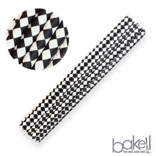 Black and White Diamond Stirring Straws-Brew Glitter®