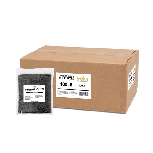 Black Cocktail Rimming Sugar | Bulk Sizes-Brew Glitter®