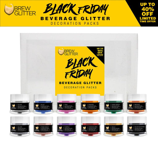 Black Friday Brew Glitter Combo Pack A (12 PC SET)-Brew Glitter®
