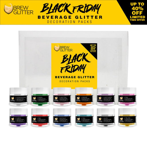 Black Friday Brew Glitter Combo Pack B (12 PC SET)-Brew Glitter®