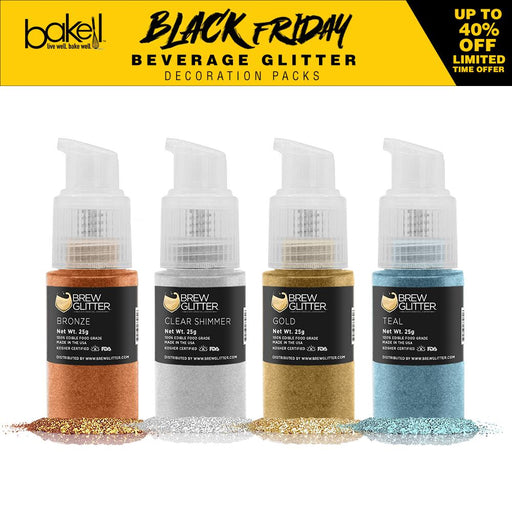 Black Friday Brew Glitter Pump Combo Pack A (4 PC SET)-Brew Glitter®