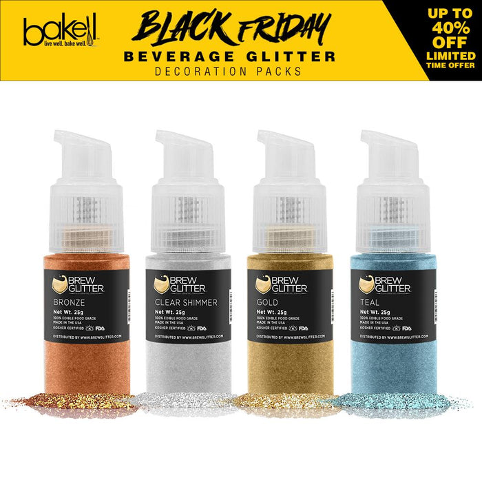 Black Friday Brew Glitter Pump Combo Pack A (4 PC SET)-Brew Glitter®