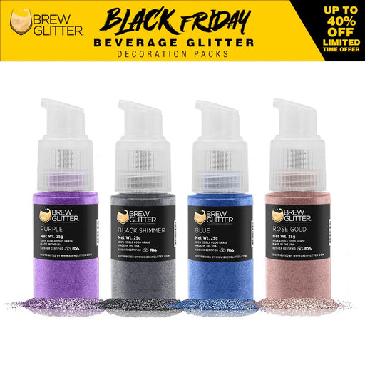 Black Friday Brew Glitter Pump Combo Pack B (4 PC SET)-Brew Glitter®