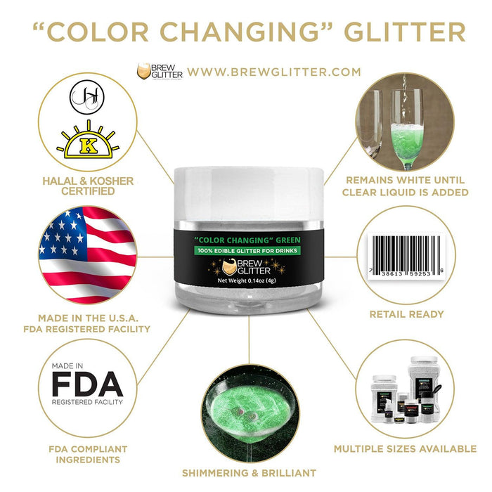 Black Friday Color Changing Brew Glitter Combo Pack Collection (6 PC Set)-Brew Glitter®