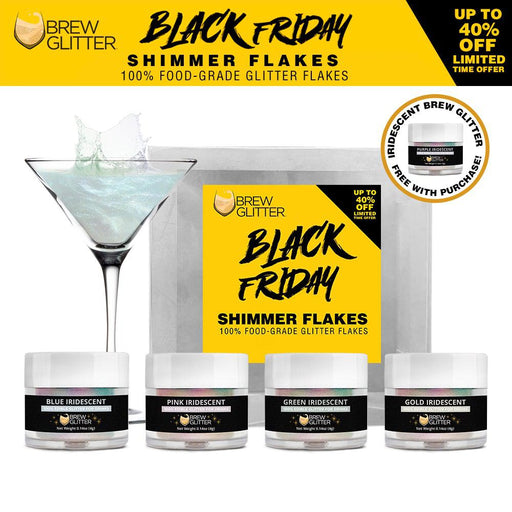 Black Friday Iridescent Brew Glitter Combo Pack Collection (5 PC Set)-Brew Glitter®