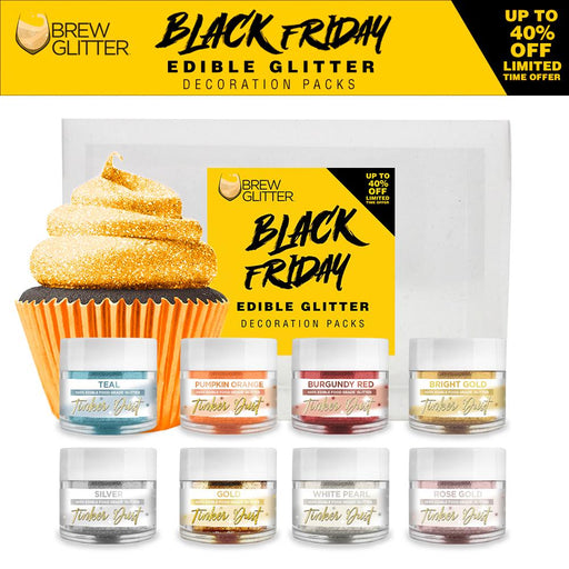 Black Friday Tinker Dust Edible Glitter Combo Pack B (8 PC Set)-Brew Glitter®