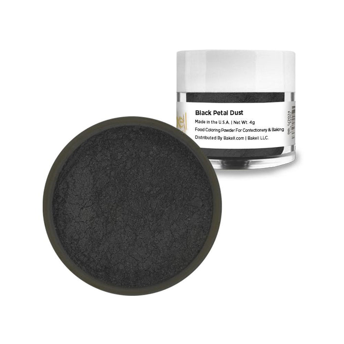 Black Petal Dust Food Coloring Powder | 4 Gram Jar-Brew Glitter®