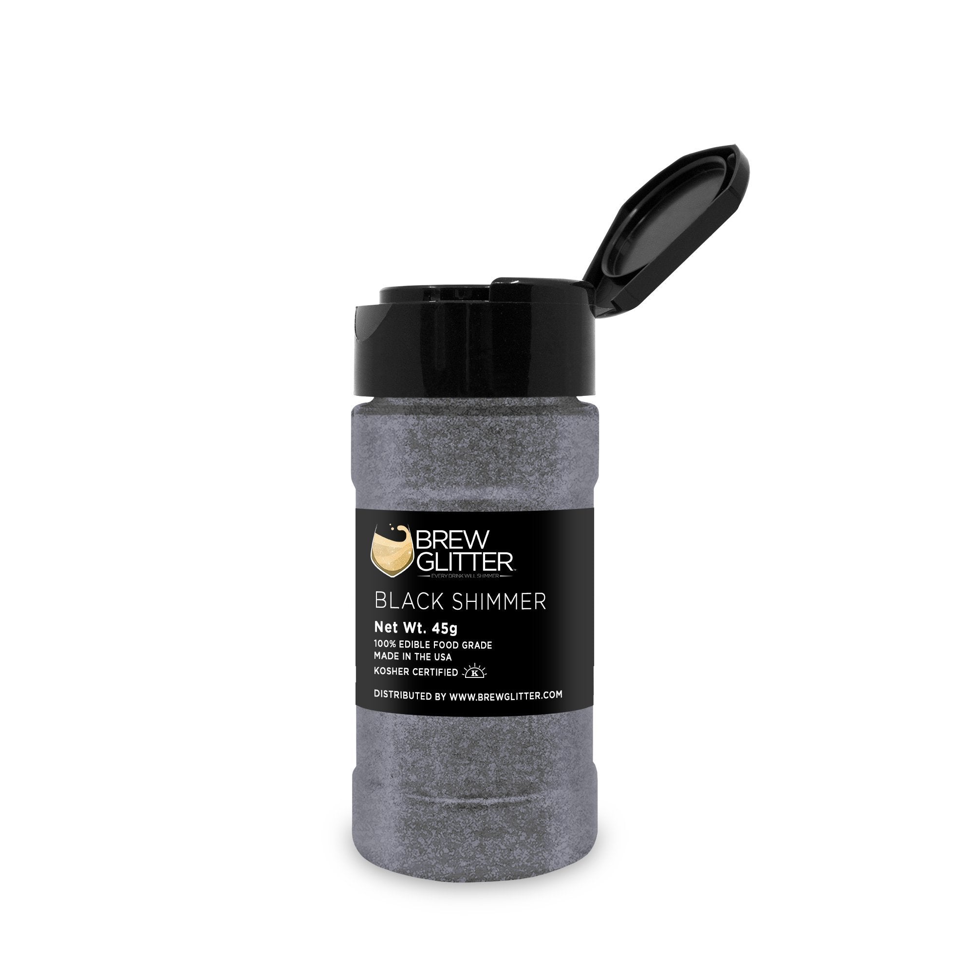 Black Shimmer Brew Glitter | 45g Shaker-Brew Glitter®