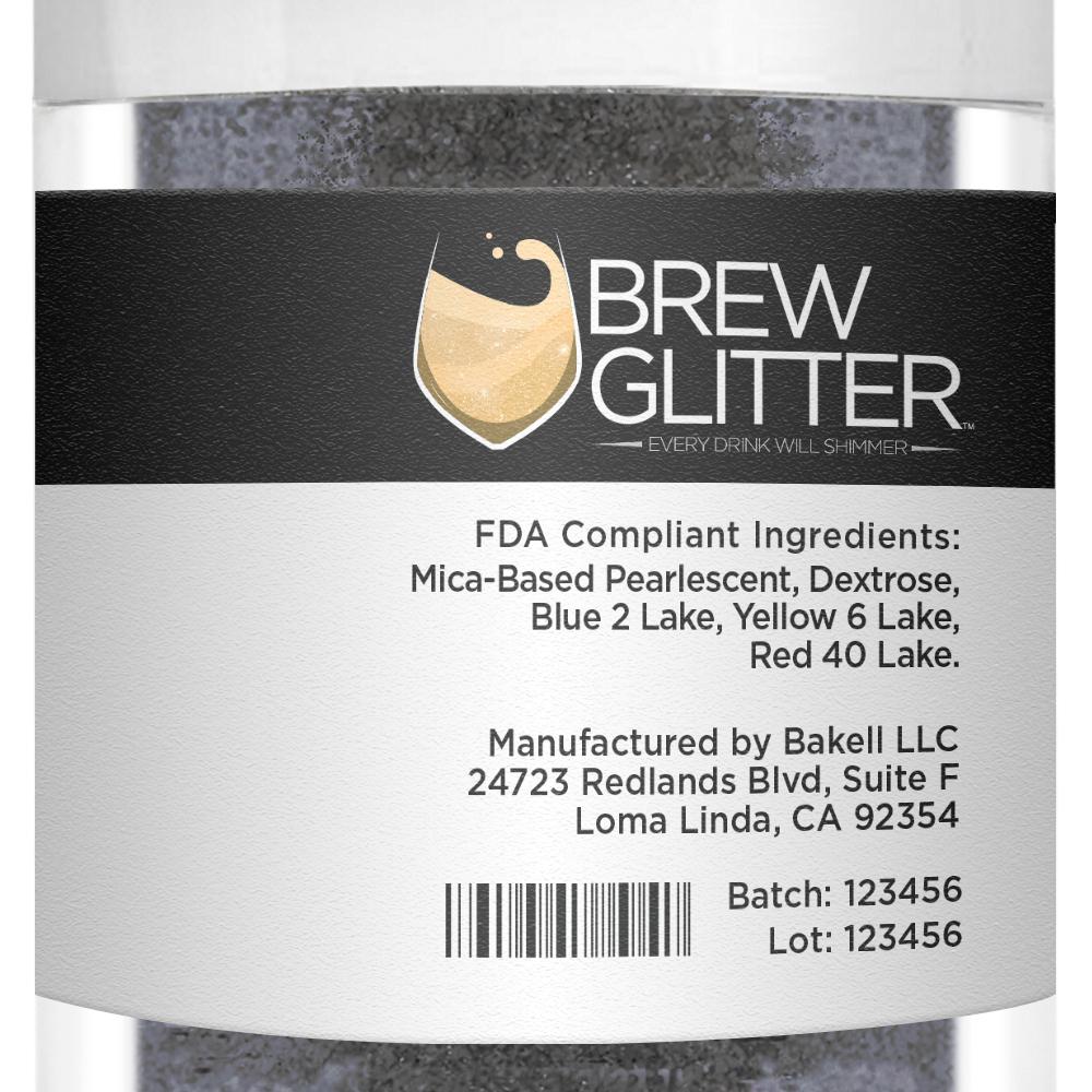 Black Shimmer Brew Glitter | Bulk Sizes-Brew Glitter®