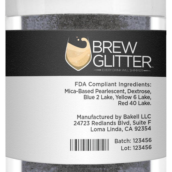 Black Shimmer Brew Glitter | Bulk Sizes-Brew Glitter®