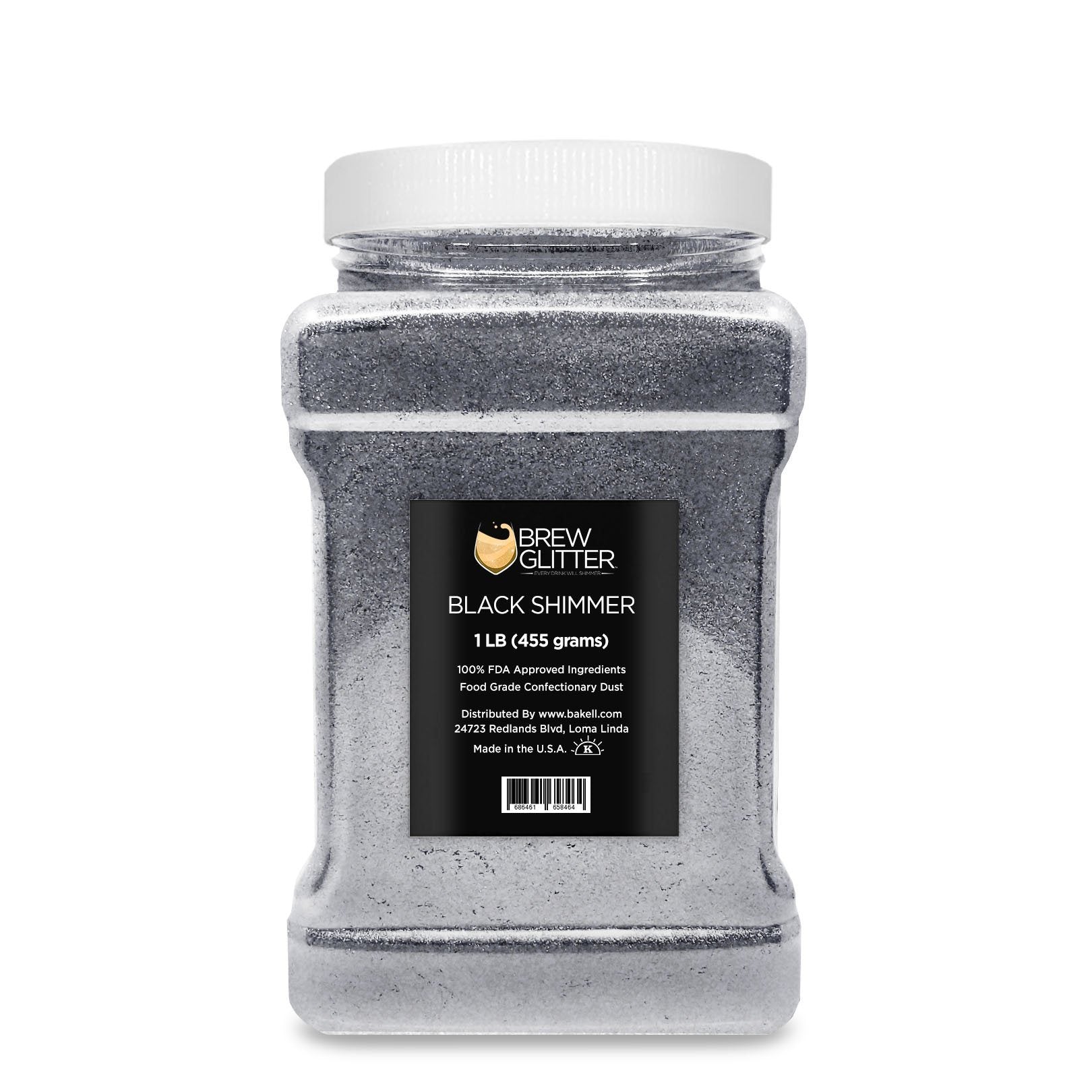 Black Shimmer Brew Glitter | Bulk Sizes-Brew Glitter®