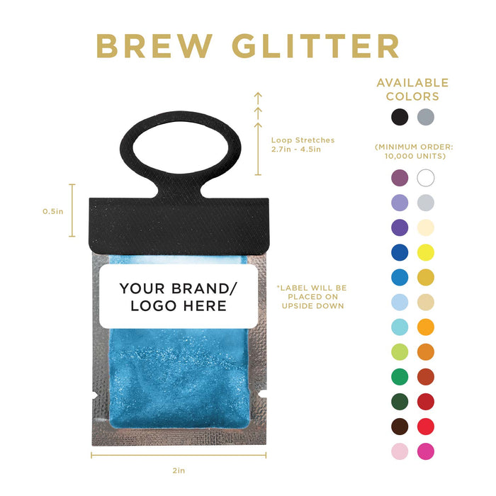 Blue Brew Glitter® Necker | Private Label-Brew Glitter®