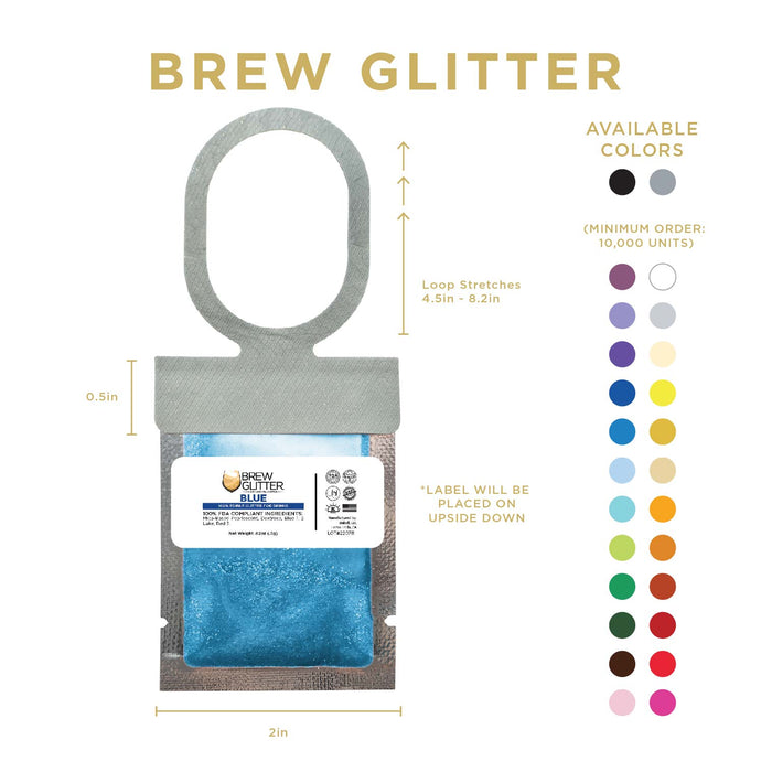 Blue Brew Glitter® Necker | Wholesale-Brew Glitter®