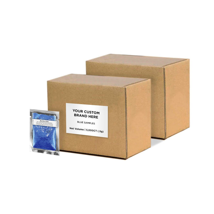 Blue Brew Glitter Sample Packs by the Case | Private Label-Brew Glitter®