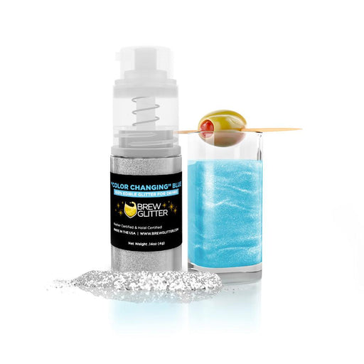 Blue Color Changing Brew Glitter Mini Spray Pump-Brew Glitter®