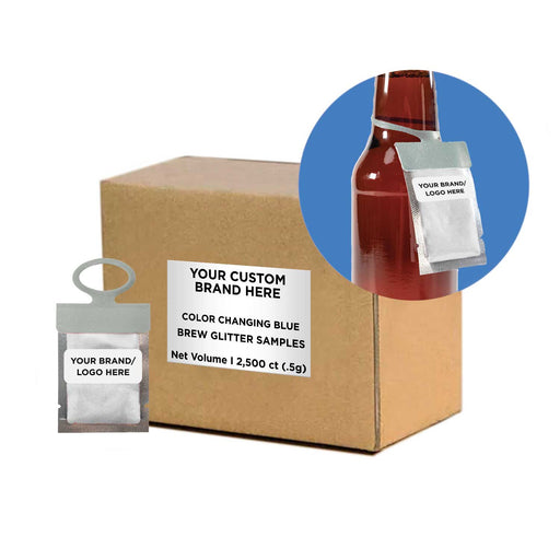 Blue Color Changing Brew Glitter® Necker | Private Label-Brew Glitter®