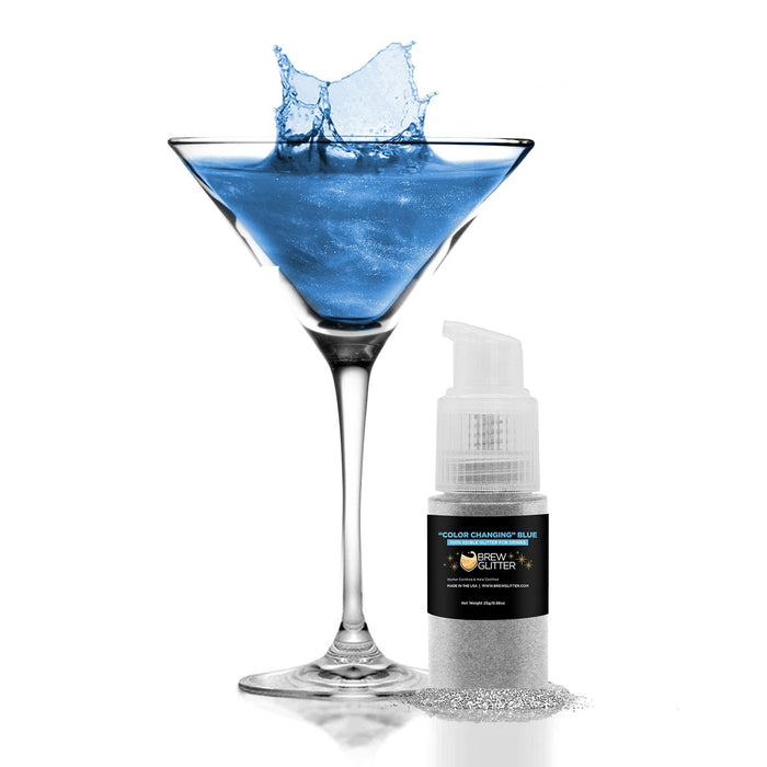 Blue Color Changing Brew Glitter Spray Pump-Brew Glitter®