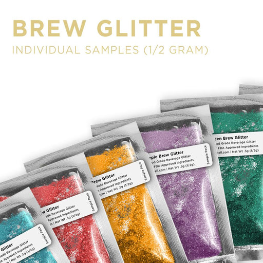 Brew Glitter Individual Sample Packs (1/2 Gram)-Brew Glitter®