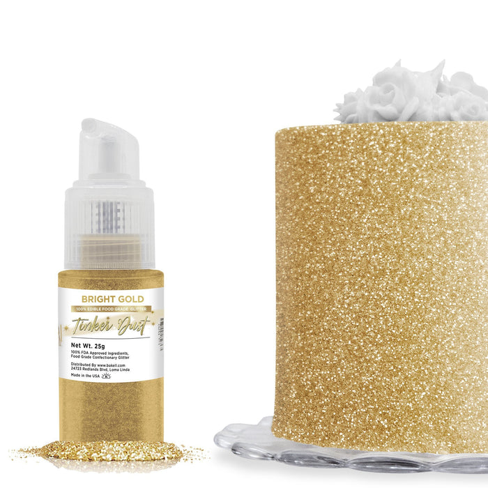 Bright Gold Tinker Dust Spray Pump by the Case | Private Label-Brew Glitter®