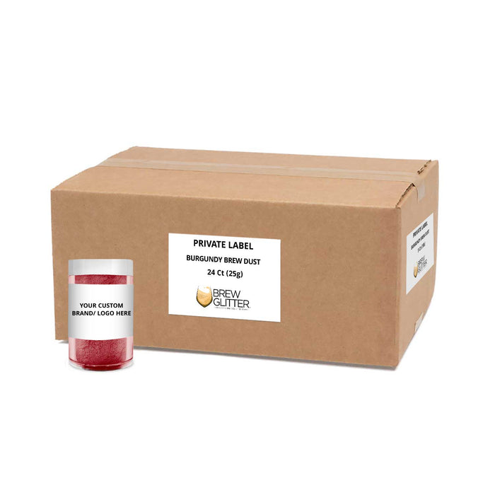 Burgundy Brew Dust by the Case | EU Compliant Private Label-Brew Glitter®