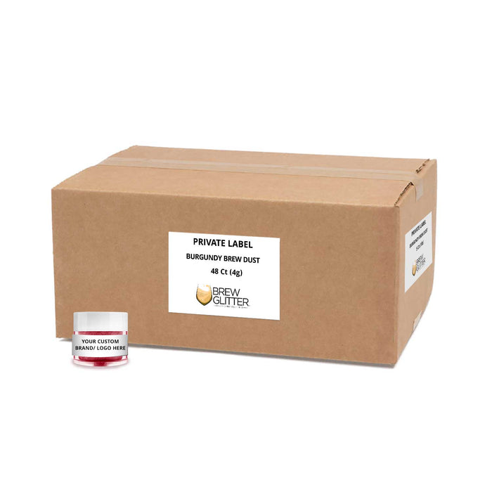 Burgundy Brew Dust by the Case | EU Compliant Private Label-Brew Glitter®