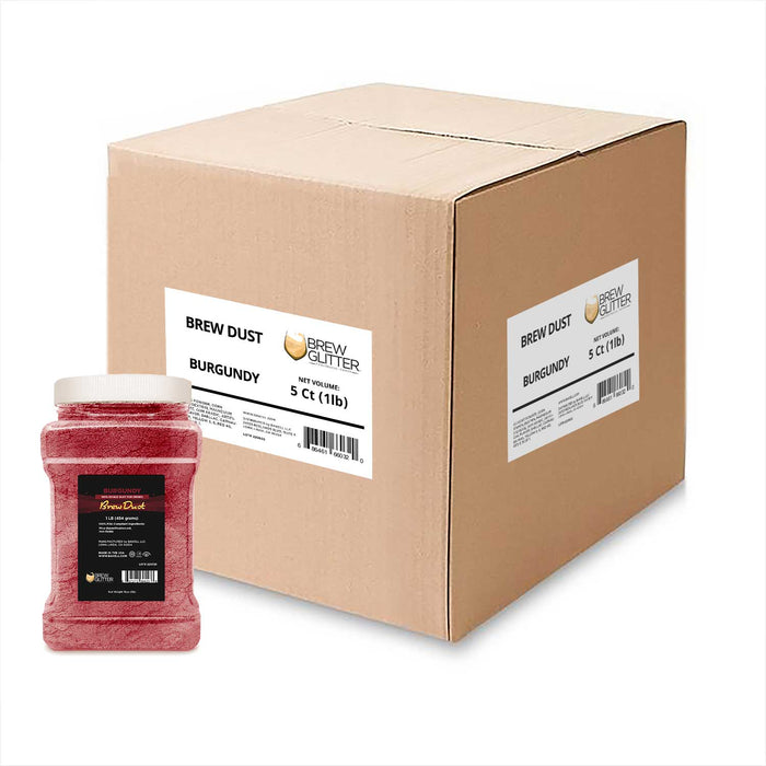 Burgundy Brew Dust by the Case | EU Compliant Wholesale-Brew Glitter®