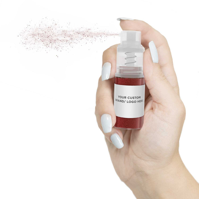 Burgundy Red Tinker Dust® | 4g Glitter Spray Pump | Private Label by the Case-Brew Glitter®